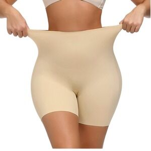 NWT‎ Stream Line Long Leg Shaper Smoothing Shapewear Shorts Nude Beige $40